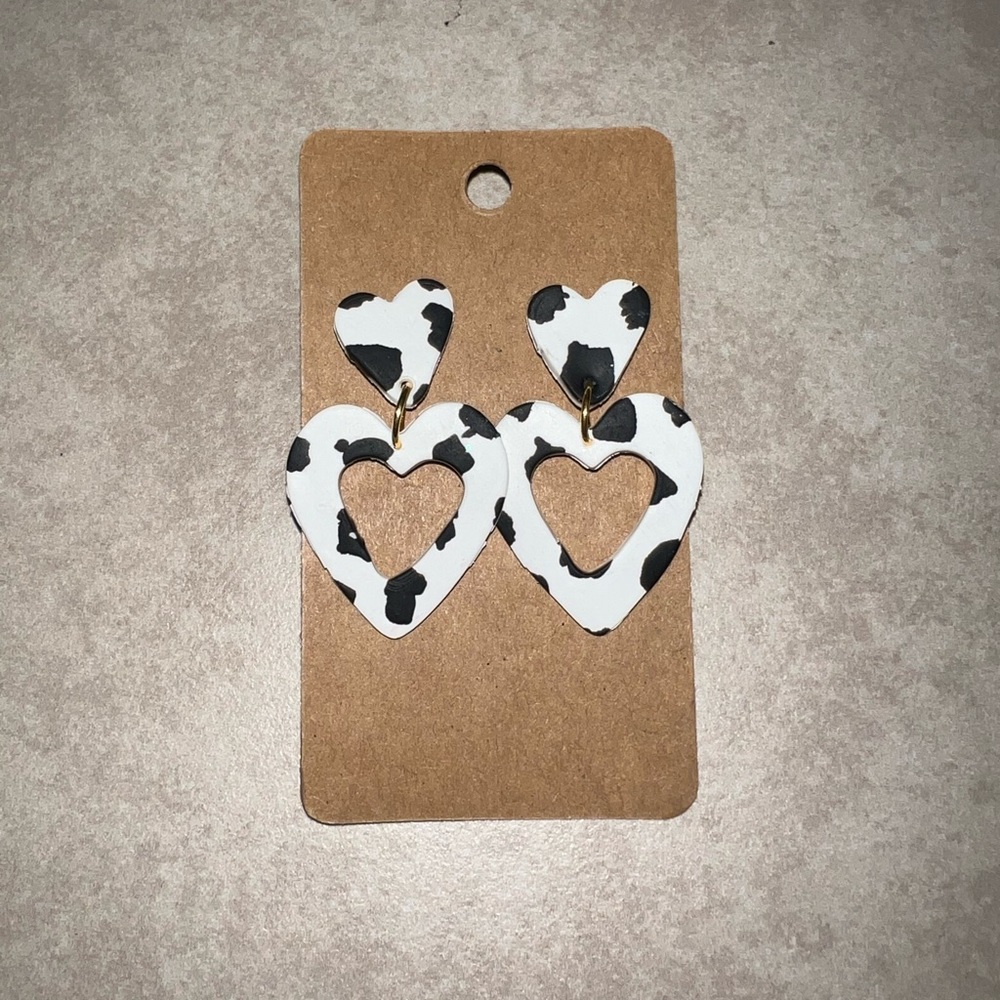 Polymer clay earrings